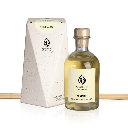 Giardino Benessere THE BIANCO SCENTED HOME DIFFUSER WITH VEGAN PERFUME AND SUTAINABLE PACKAGING