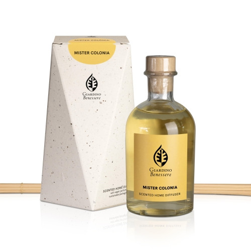 Giardino Benessere MISTER COLONIA SCENTED HOME DIFFUSER WITH VEGAN PERFUME AND SUTAINABLE PACKAGING