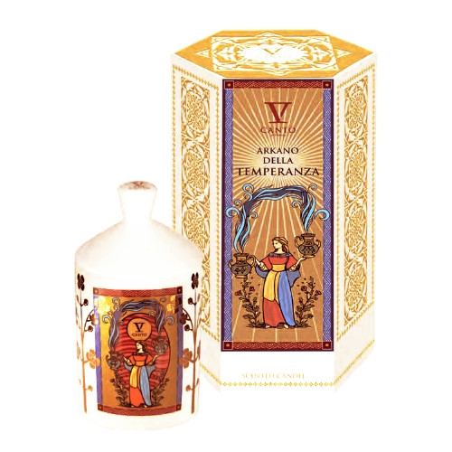 V CANTO 和諧之境蠟燭(絲柏與皮革)