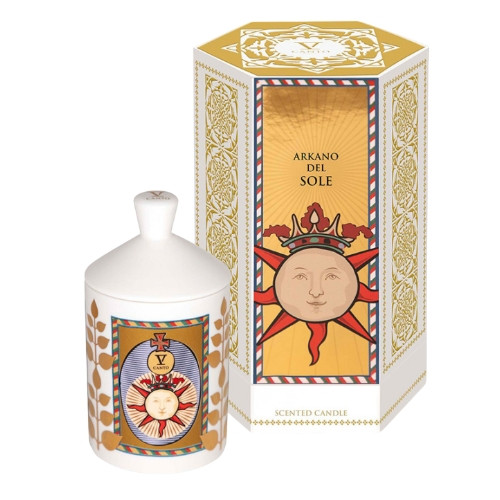 V CANTO 旭日映心蠟燭(藏紅花與乳香)